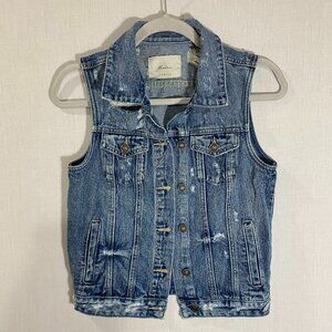Kancan Denim Vest for Women - Size XS